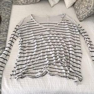Striped free people shirt